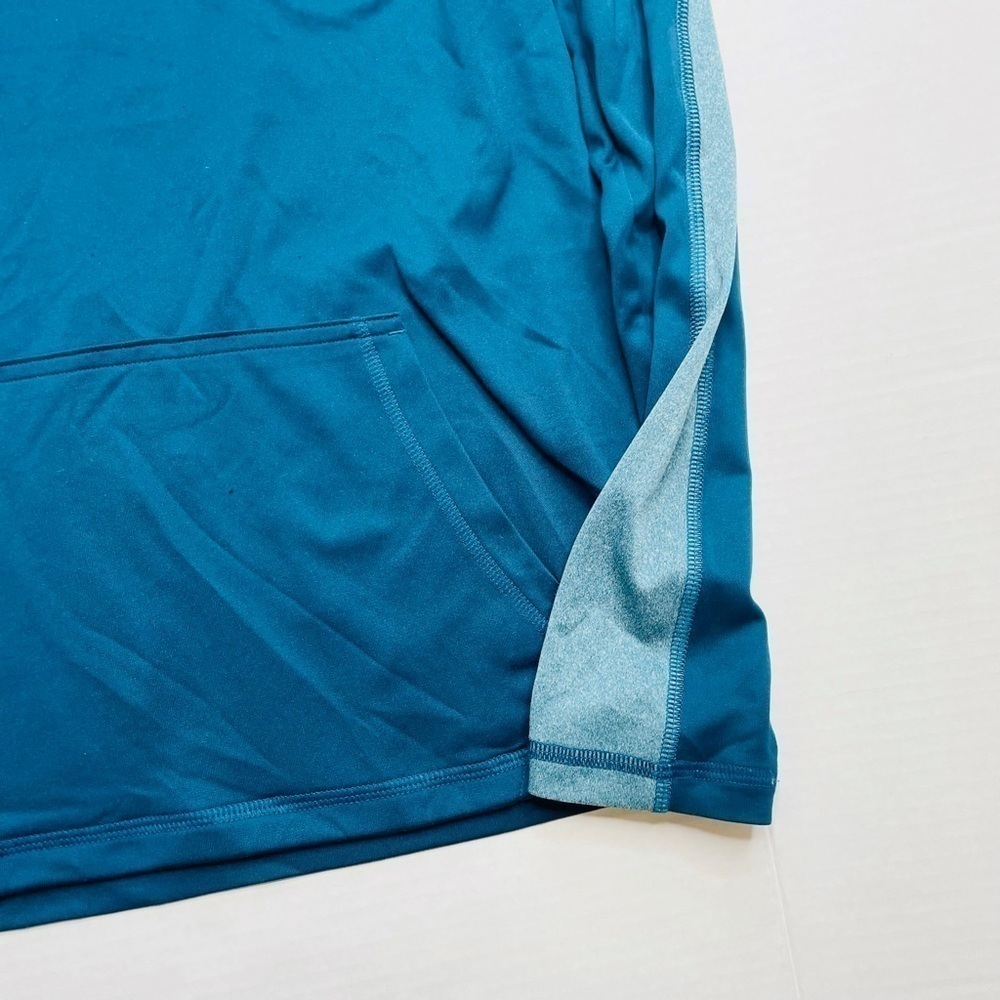 UNDER Armour HeatGear Loose Fit Youth Blue Graphic Logo Athletic Pullover Hoodie - Picture 7 of 11